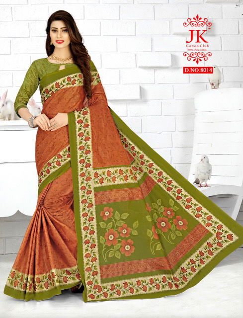 Jk Tulsi 8 Casual Daily Wear Cotton Printed Saree Collection